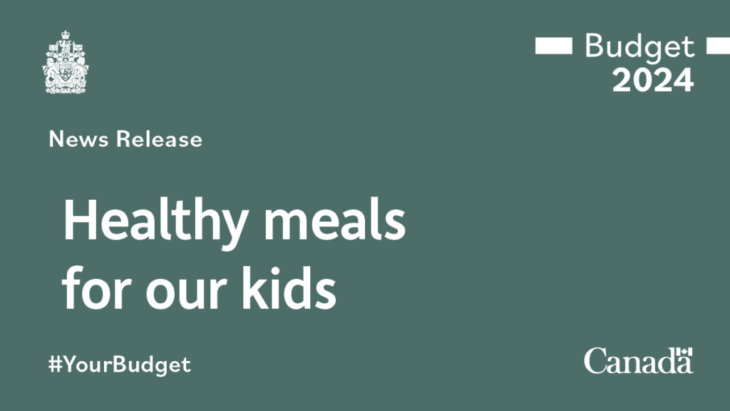 Healthy meals for our children